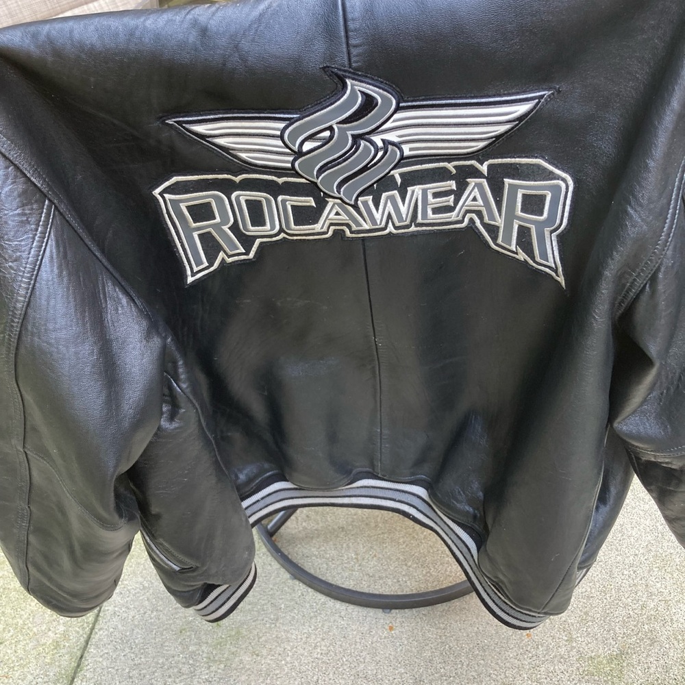 Rocawear Black Leather Jacket